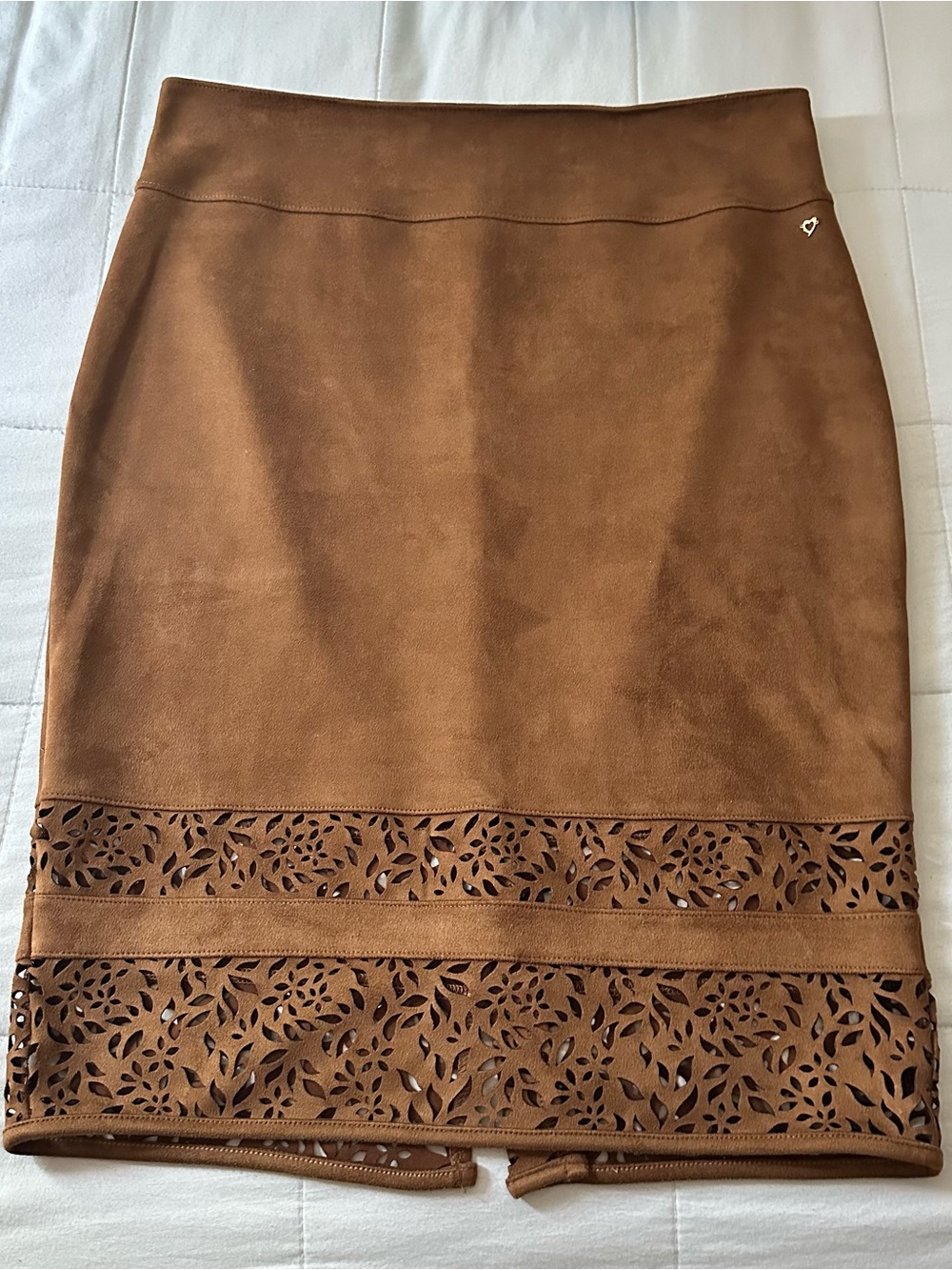 Faux Suede Skirt